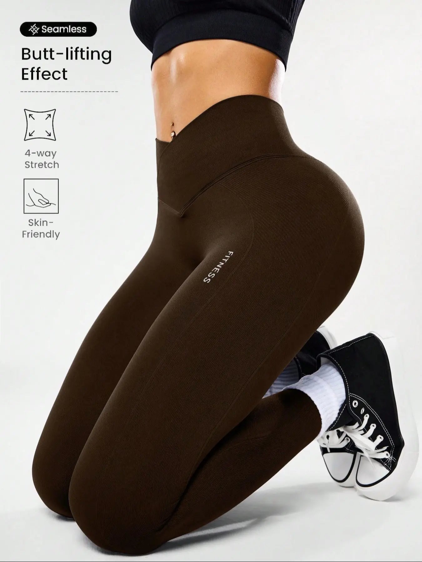 High-Performance Women's Yoga Pants with Enhanced Elasticity for Year-Round Comfort and Flexibility, Perfect for Fitness and Casual Wear