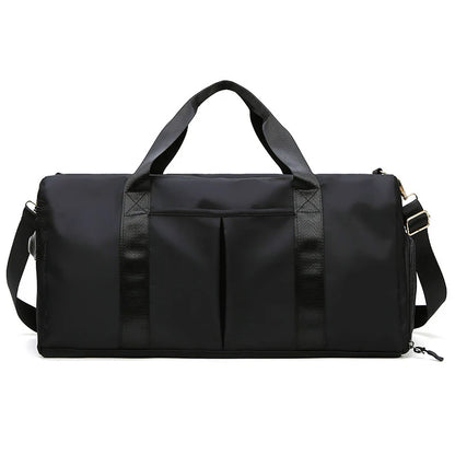 Waterproof Fitness Travel Duffel Bag - Versatile Weekender for Men and Women