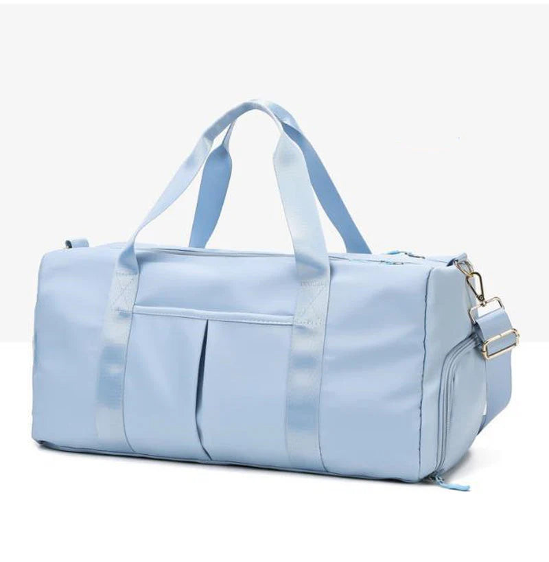 Waterproof Fitness Travel Duffel Bag - Versatile Weekender for Men and Women