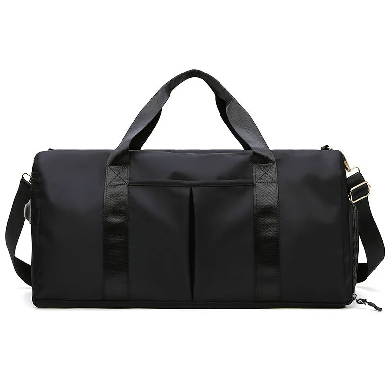 Waterproof Fitness Travel Duffel Bag - Versatile Weekender for Men and Women