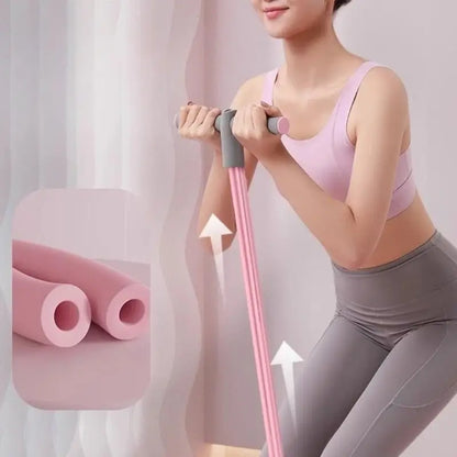 Multifunctional Foot Pedal Resistance Assistance Expander Chest Leg Band