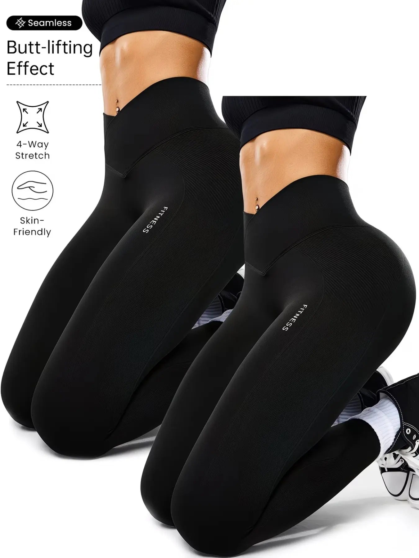 High Elasticity Women's Yoga Pants for All Seasons - Comfortable and Flexible Gym Wear for Fitness and Casual Use