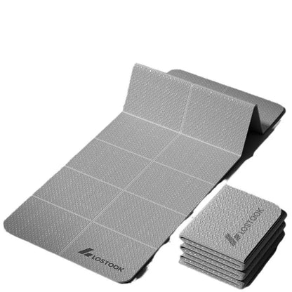 Thick 4mm Foldable Yoga Mat - Extra Large 6' x 2' Non-Slip TPE Gym Mat for Yoga, Pilates, and Cardio Workouts