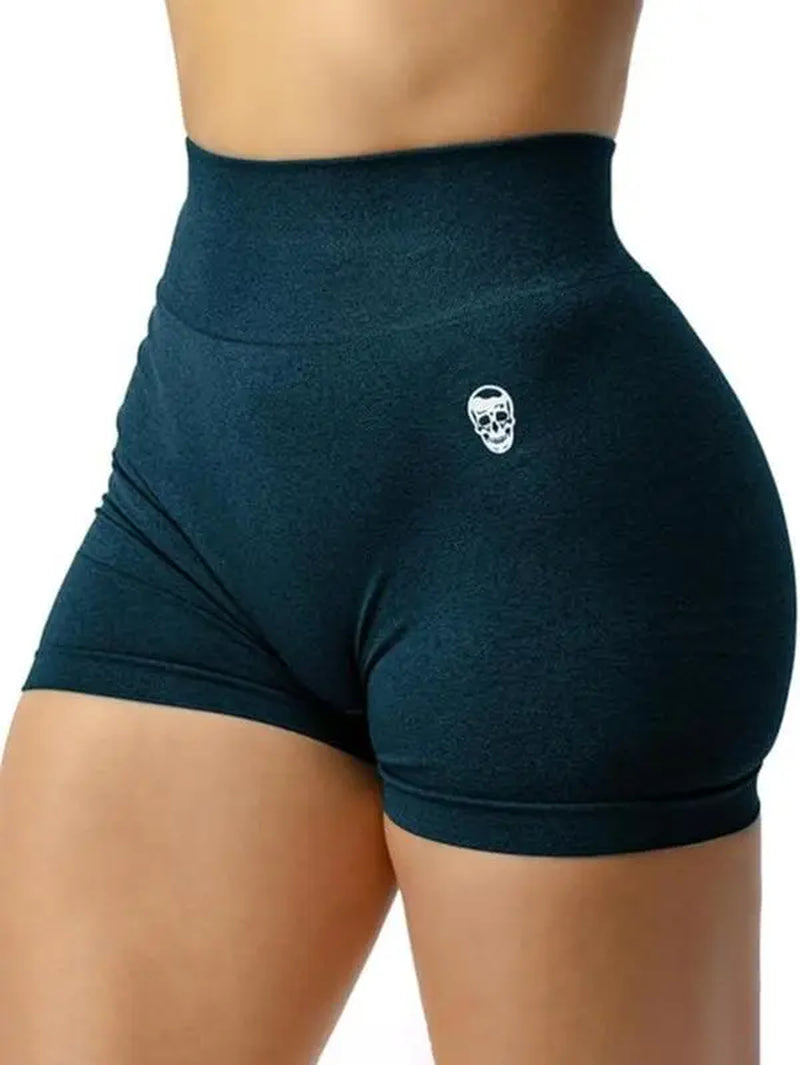 Gymreapers Women's Infinity Seamless Scrunch Shorts - Moisture-Wicking, Breathable Fabric, High Waist Compression Fit, Squat-Proof Athletic Shorts for Gym Training and Fitness