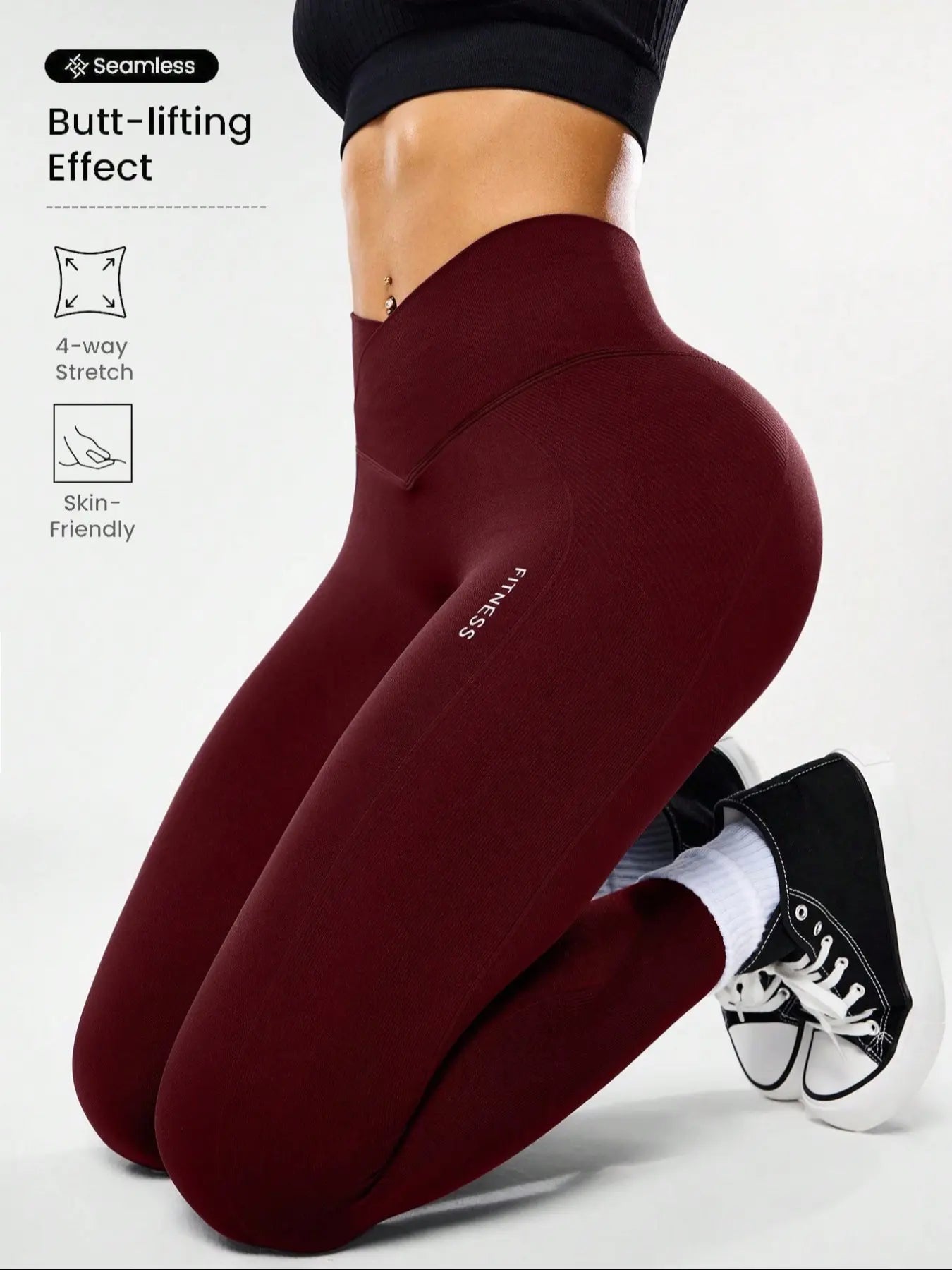 High-Performance Women's Yoga Pants with Enhanced Elasticity for Year-Round Comfort and Flexibility, Perfect for Fitness and Casual Wear