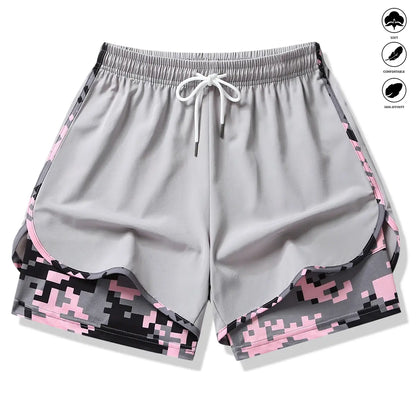 3-Pack Women's Casual Athletic Shorts with Built-In Liner and Adjustable Drawstring Waistband - Ideal for Outdoor Sports, Fitness, Running, and Everyday Wear