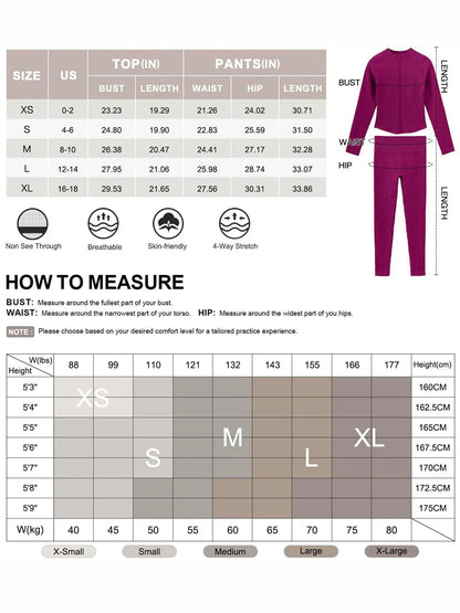 Women's 2-Piece Seamless Athletic Tracksuit Set with Stand-Collar Zipper Top and Slim Fit Hip-Lifting Pants, Quick-Dry Stretch Fabric with Thumb Holes for Optimal Performance and Comfort