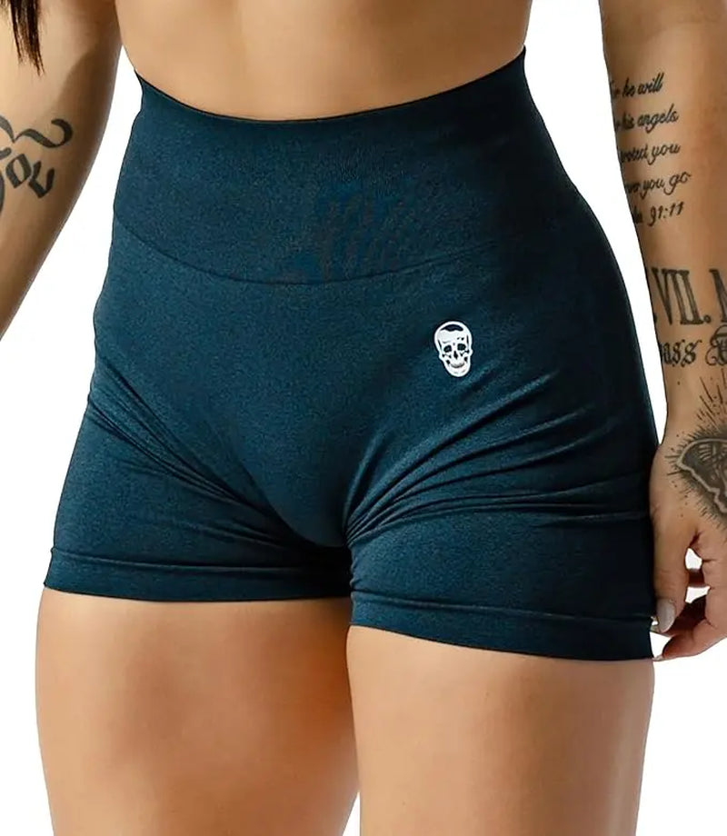 Gymreapers Women's Infinity Seamless Scrunch Shorts - Moisture-Wicking, Breathable Fabric, High Waist Compression Fit, Squat-Proof Athletic Shorts for Gym Training and Fitness